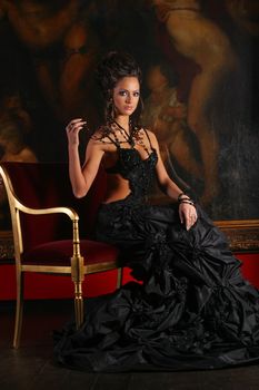 RUSSIA, MOSCOW - FEB 11 : Mrs. of the world 2006 Sofia Argakovskaya photosession in Moscow in February 11, 2006.