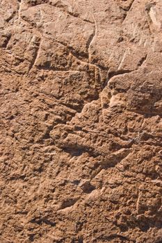 Texture rough stone, side lighting