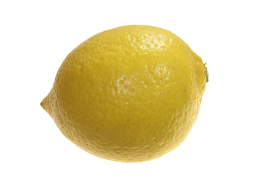 A lemon isolated in white