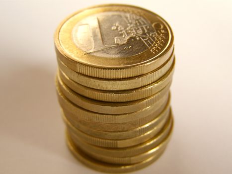 Euro coins money