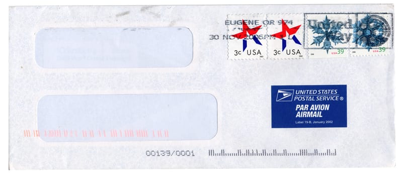 Letter or small packet envelope