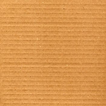 Brown corrugated cardboard sheet background