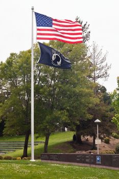 The flag of the United States is one of the nation's most widely recognized symbols.