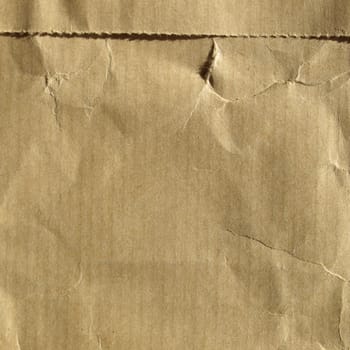 Blank sheet of brown paper