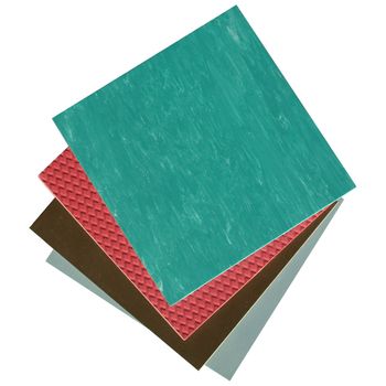 Rubber or linoleum floor tiles background