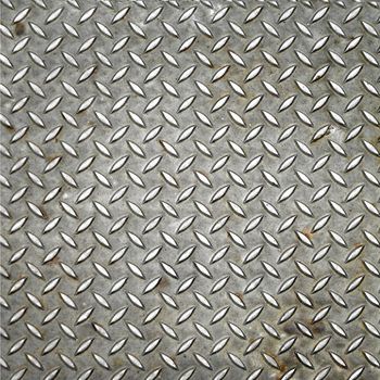 Diamond steel plate industrial iron metal background