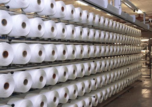 Numbers of coils with synthetic threads