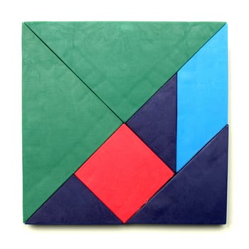 Tangram game toy