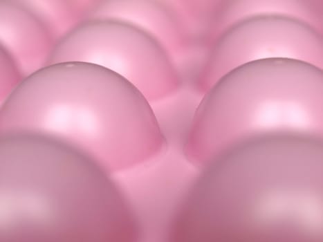 Abstract background with bumped bubbles, sixties style, selective focus