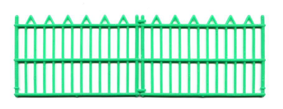 Garden fence or gate isolated on white