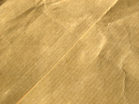 Blank sheet of brown paper