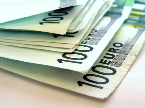 Euro bank notes money (European Union currency)
