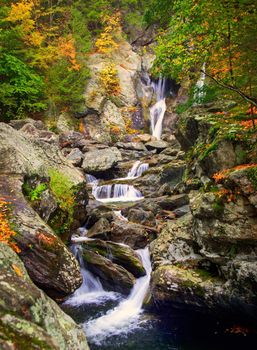 Bish Bash Falls in Massachusetts in the Berkshire County