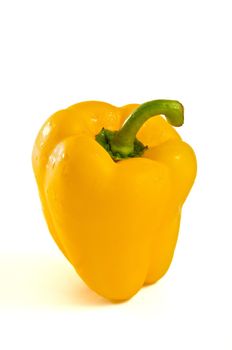 one yellow bell pepper