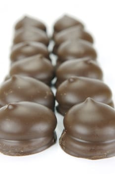 Marshmallow Biscuits isolated against a white background
