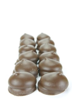 Marshmallow Biscuits isolated against a white background