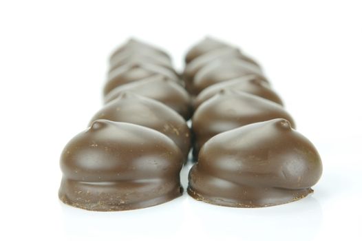 Marshmallow Biscuits isolated against a white background