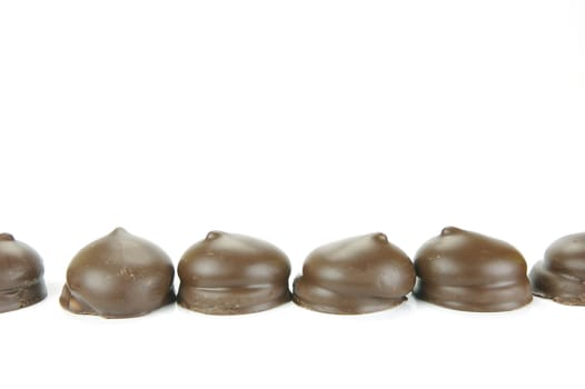 Marshmallow Biscuits isolated against a white background