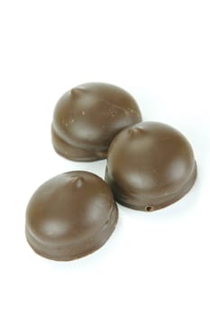 Marshmallow Biscuits isolated against a white background