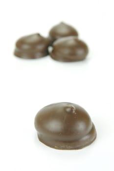 Marshmallow Biscuits isolated against a white background