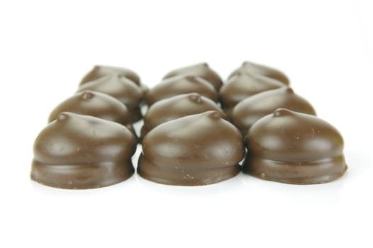 Marshmallow Biscuits isolated against a white background