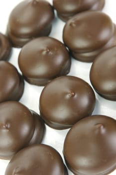Marshmallow Biscuits isolated against a white background