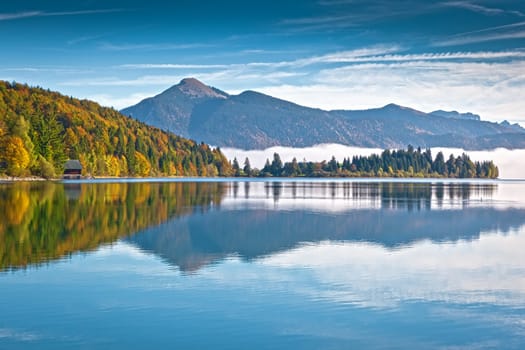 An image of the Walchensee in Bavaria Germany