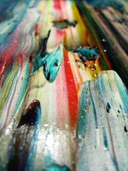 Oil painted abstract colors games.