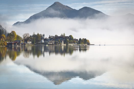 An image of the Walchensee in Bavaria Germany