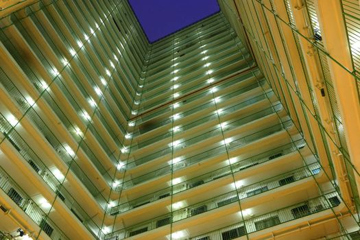 Hong Kong public housing apartment block