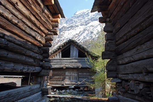 Bosco Gurin retains the charm of one of the most charming mountain villages of Switzerland. There are oldest traditional houses of the village 