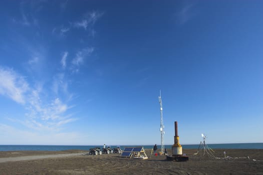 Scientific and environmental weather stations of the National Arctic Research Observatory