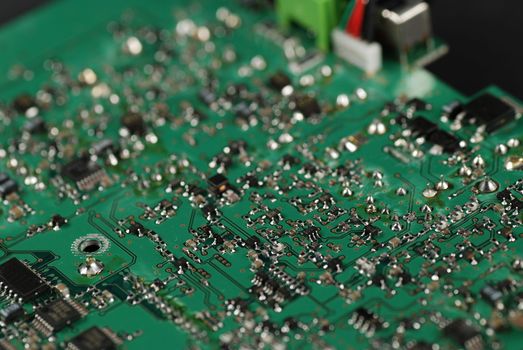 stock pictures of electronic components and boards 