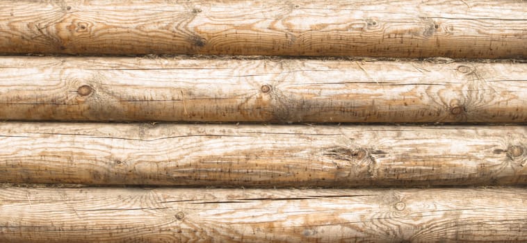 fragment of a wall of a old wooden house 