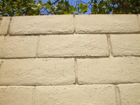 Close up of a stone wall showing unique pattern.