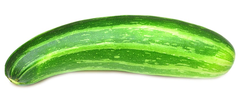 fresh vegetable marrow isolated on white background 