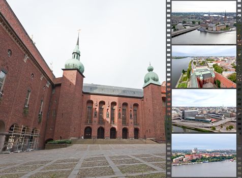 The famous City hall of Stockholm Sweden