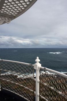 Cape Leeuwin lighthouse - view towards where the Southern Ocean meets the Indian Ocean