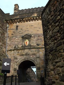 Edinburgh castle in Scotland, Great Britain, United Kingdom