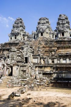 Image of UNESCO's World Heritage Site of Ta Keo Temple, located at Siem Reap, Cambodia.