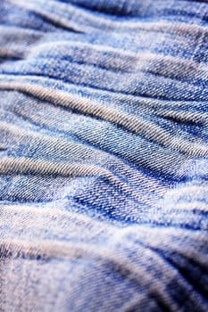 Material jeans is ideally suited for any clothes .