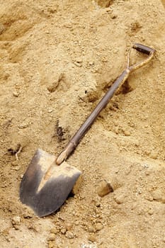 old dirty shovel