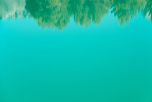 Abstract background of tree reflections on a lake surface