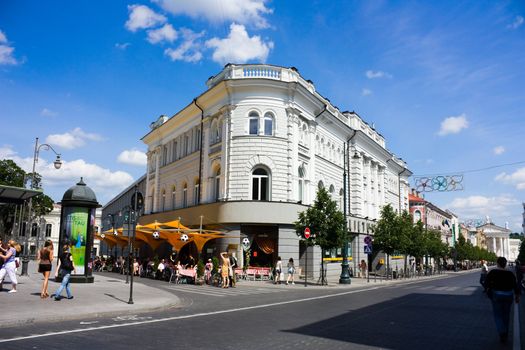 Vilnius, outdoor cafes