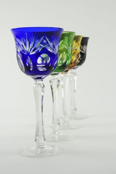 Tradidional German crystal wine glasses