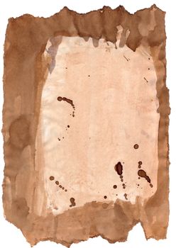 Hi resolution image of Grunge paper on a white background
