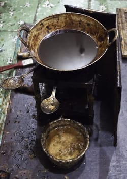 Painting tools used to make batik, Indonesia