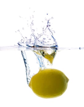 lemon water splash