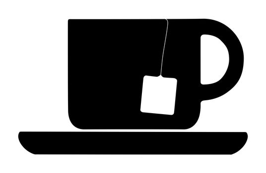 An image of a nice tea cup sign
