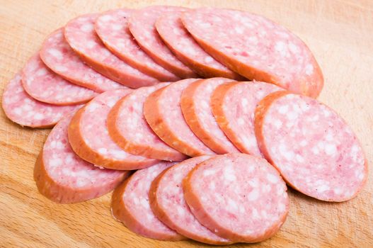 cut sausage